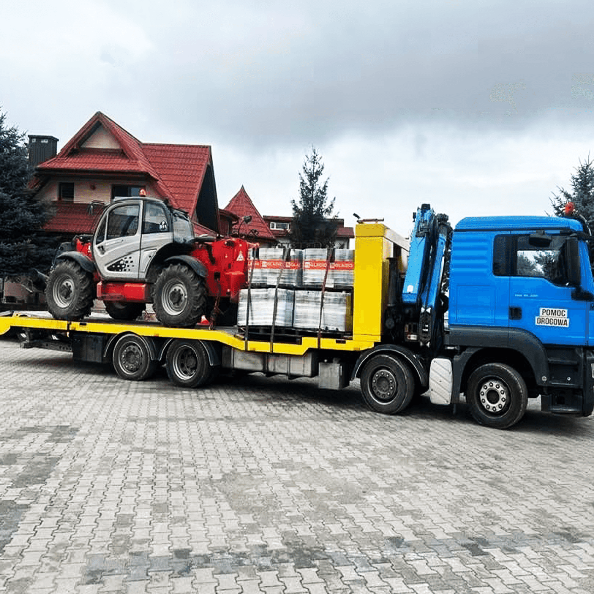 Pomoc drogowa platforma hydrauliczna MAN 32.400 TGS  – widok 2