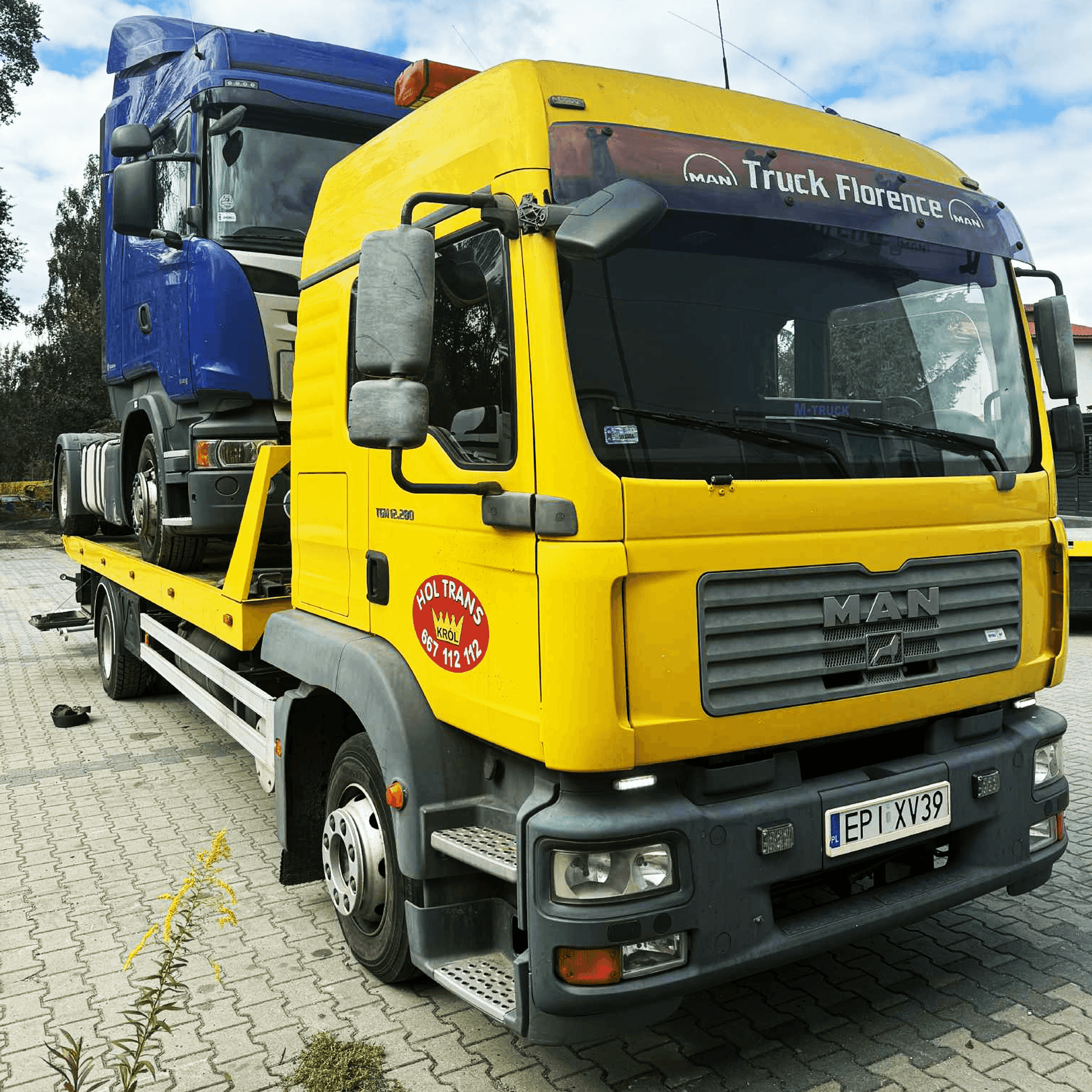 Pomoc drogowa platforma hydrauliczna MAN TGM 12.280 – widok 5